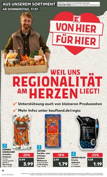 Kaufland Prospekt - Regionale Angebote ab 17.07.