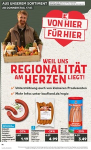 Kaufland Prospekt - Regionale Angebote ab 17.07.