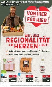 Kaufland Prospekt - Regionale Angebote ab 17.07.