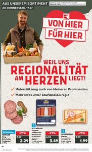 Kaufland Prospekt - Regionale Angebote ab 17.07.