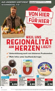 Kaufland Prospekt - Regionale Angebote ab 17.07.