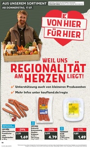 Kaufland Prospekt - Regionale Angebote ab 17.07.