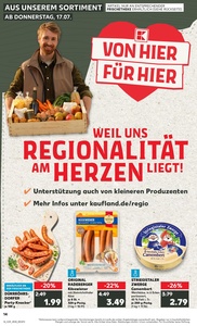 Kaufland Prospekt - Regionale Angebote ab 17.07.
