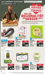 Kaufland Prospekt - Regionale Angebote ab 17.07.