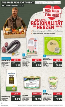 Kaufland Prospekt - Regionale Angebote ab 17.07.