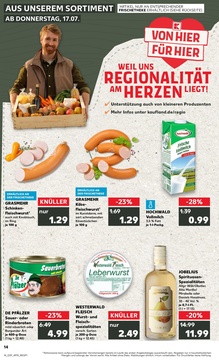 Kaufland Prospekt - Regionale Angebote ab 17.07.