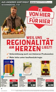 Kaufland Prospekt - Regionale Angebote ab 17.07.