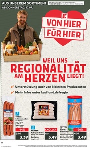 Kaufland Prospekt - Regionale Angebote ab 17.07.