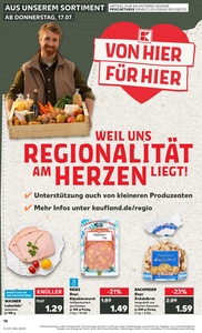 Kaufland Prospekt - Regionale Angebote ab 17.07.