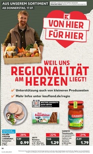 Kaufland Prospekt - Regionale Angebote ab 17.07.