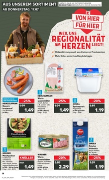 Kaufland Prospekt - Regionale Angebote ab 17.07.