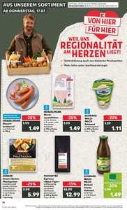 Kaufland Prospekt - Regionale Angebote ab 17.07.
