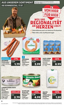 Kaufland Prospekt - Regionale Angebote ab 17.07.