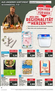 Kaufland Prospekt - Regionale Angebote ab 17.07.