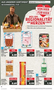 Kaufland Prospekt - Regionale Angebote ab 17.07.