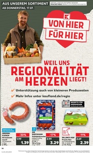 Kaufland Prospekt - Regionale Angebote ab 17.07.