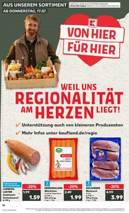 Kaufland Prospekt - Regionale Angebote ab 17.07.