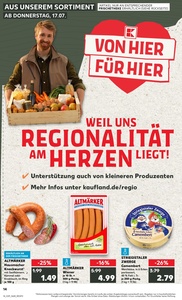 Kaufland Prospekt - Regionale Angebote ab 17.07.