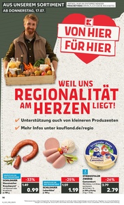 Kaufland Prospekt - Regionale Angebote ab 17.07.