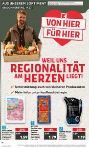 Kaufland Prospekt - Regionale Angebote ab 17.07.
