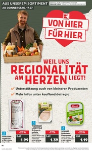 Kaufland Prospekt - Regionale Angebote ab 17.07.