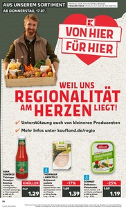 Kaufland Prospekt - Regionale Angebote ab 17.07.