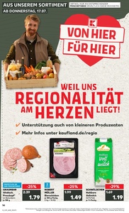 Kaufland Prospekt - Regionale Angebote ab 17.07.