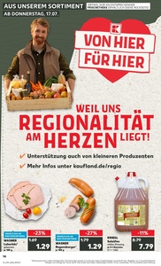 Kaufland Prospekt - Regionale Angebote ab 17.07.
