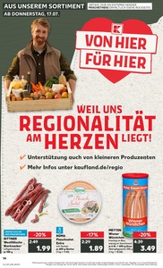 Kaufland Prospekt - Regionale Angebote ab 17.07.