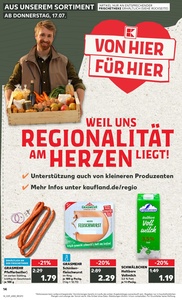 Kaufland Prospekt - Regionale Angebote ab 17.07.
