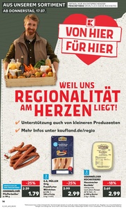 Kaufland Prospekt - Regionale Angebote ab 17.07.