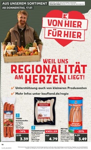 Kaufland Prospekt - Regionale Angebote ab 17.07.