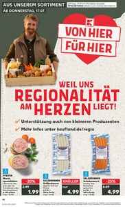 Kaufland Prospekt - Regionale Angebote ab 17.07.