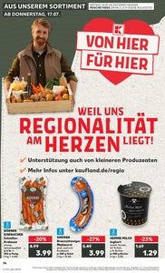 Kaufland Prospekt - Regionale Angebote ab 17.07.