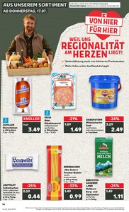 Kaufland Prospekt - Regionale Angebote ab 17.07.