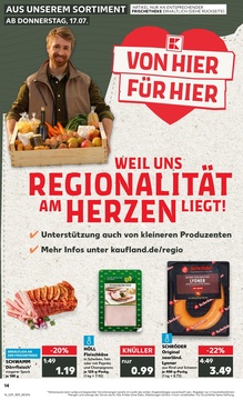 Kaufland Prospekt - Regionale Angebote ab 17.07.