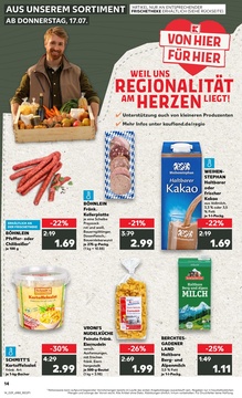 Kaufland Prospekt - Regionale Angebote ab 17.07.