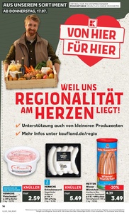 Kaufland Prospekt - Regionale Angebote ab 17.07.