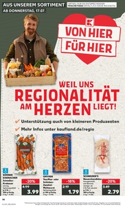 Kaufland Prospekt - Regionale Angebote ab 17.07.