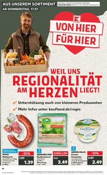 Kaufland Prospekt - Regionale Angebote ab 17.07.