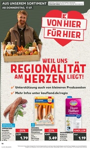 Kaufland Prospekt - Regionale Angebote ab 17.07.