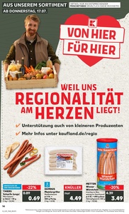 Kaufland Prospekt - Regionale Angebote ab 17.07.