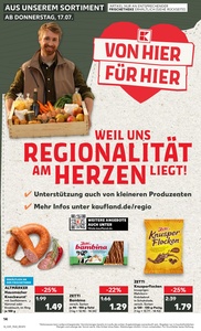 Kaufland Prospekt - Regionale Angebote ab 17.07.