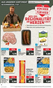 Kaufland Prospekt - Regionale Angebote ab 17.07.