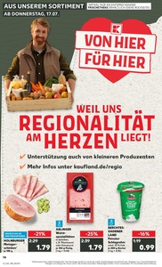Kaufland Prospekt - Regionale Angebote ab 17.07.