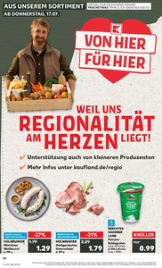 Kaufland Prospekt - Regionale Angebote ab 17.07.