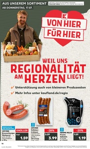 Kaufland Prospekt - Regionale Angebote ab 17.07.