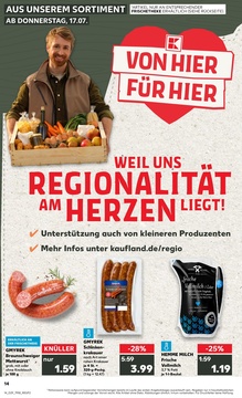 Kaufland Prospekt - Regionale Angebote ab 17.07.