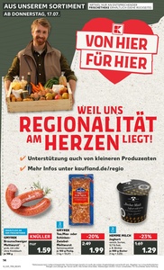 Kaufland Prospekt - Regionale Angebote ab 17.07.