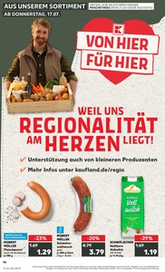 Kaufland Prospekt - Regionale Angebote ab 17.07.
